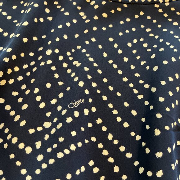 Diane Von Furstenberg Navy and White Skirt Size 6 - Picture 7 of 7